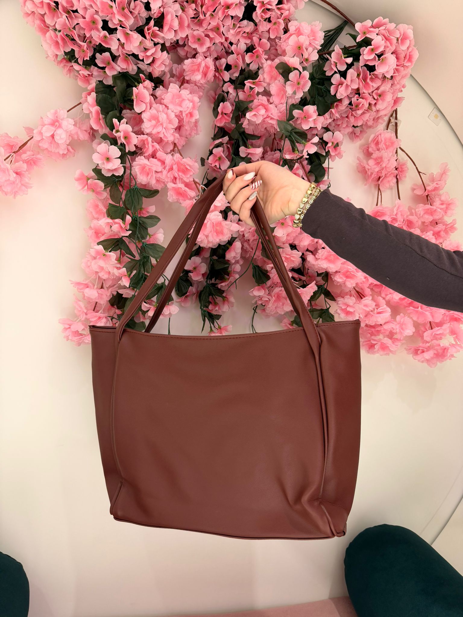 Büyük Deri Çanta Bordo (Ürün No:38)