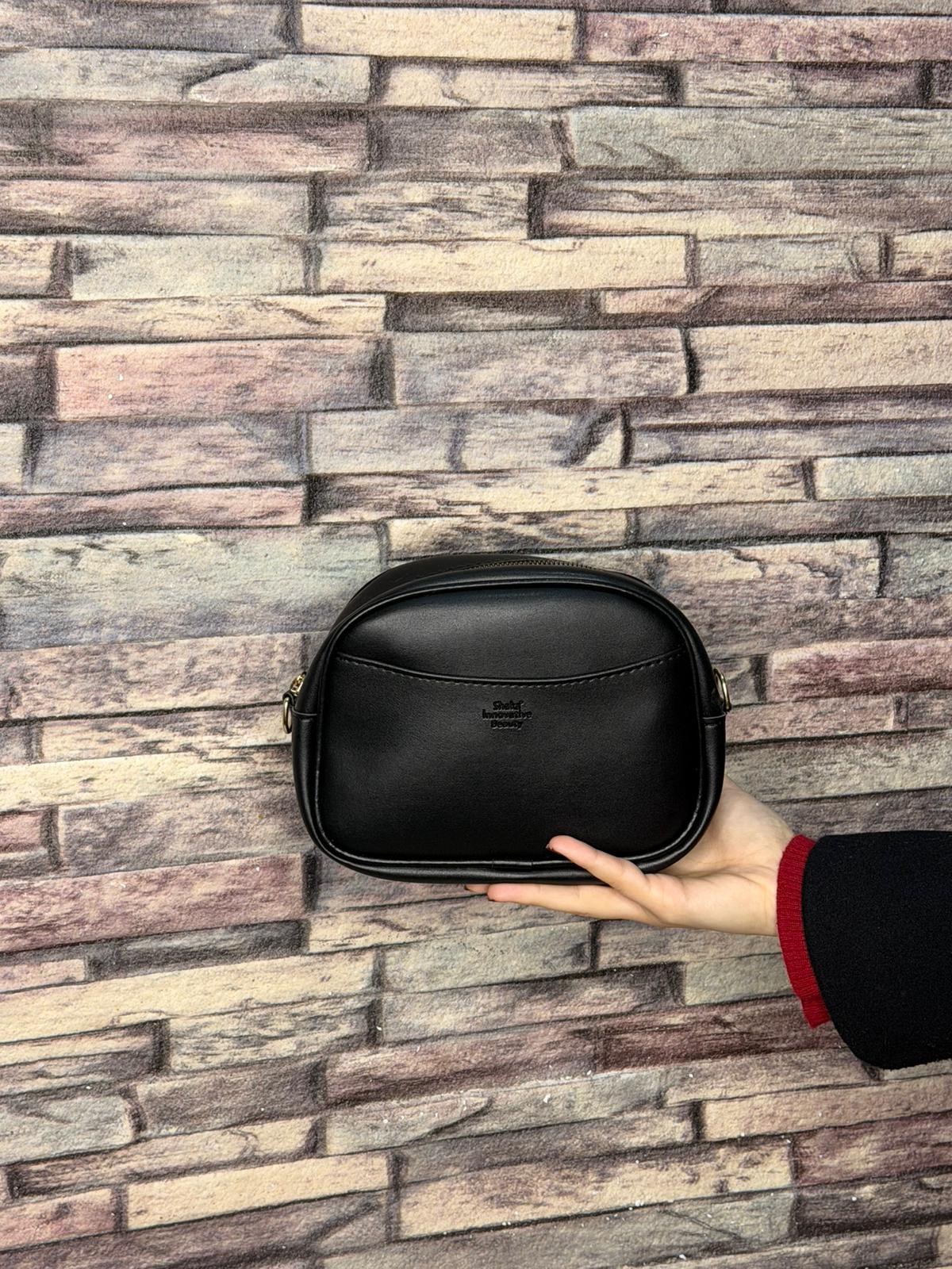 Siyah Çapraz Askılı Mini Çanta (Ürün No:59)